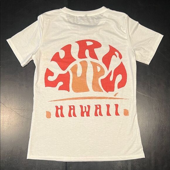 Source Unknown Graphic Tee with Red and Orange Design - Picture 1 of 3